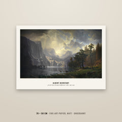 Niemand malte die Berge wie er – Albert Bierstadt – Kunstdruck, 5 Motive zur Wahl