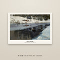 Niemand malte Wasser wie er – Thaulow: „Winter an der Simoa“ (um 1883) – Kunstdruck
