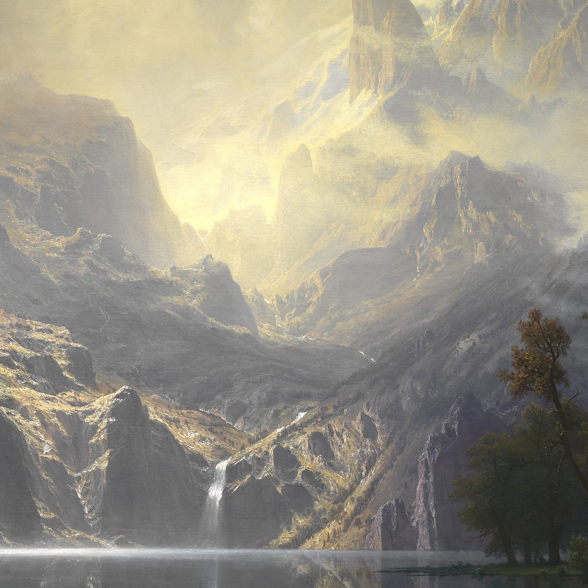 Niemand malte die Berge wie er – Albert Bierstadt – Kunstdruck gerahmt, 5 Motive zur Wahl