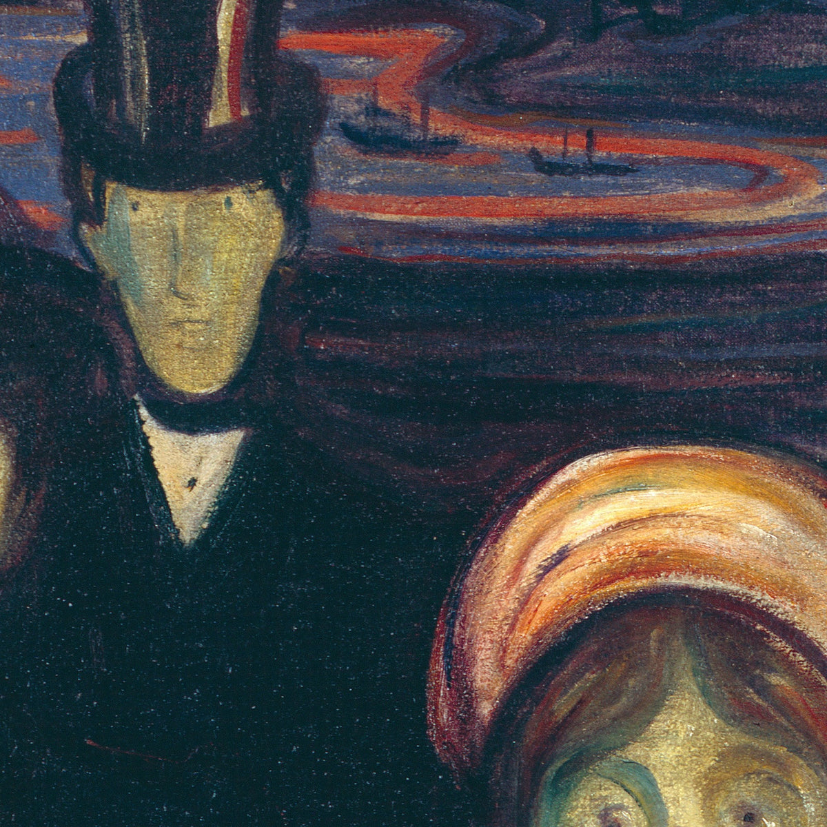 Motiv: Angst (1894) · detail