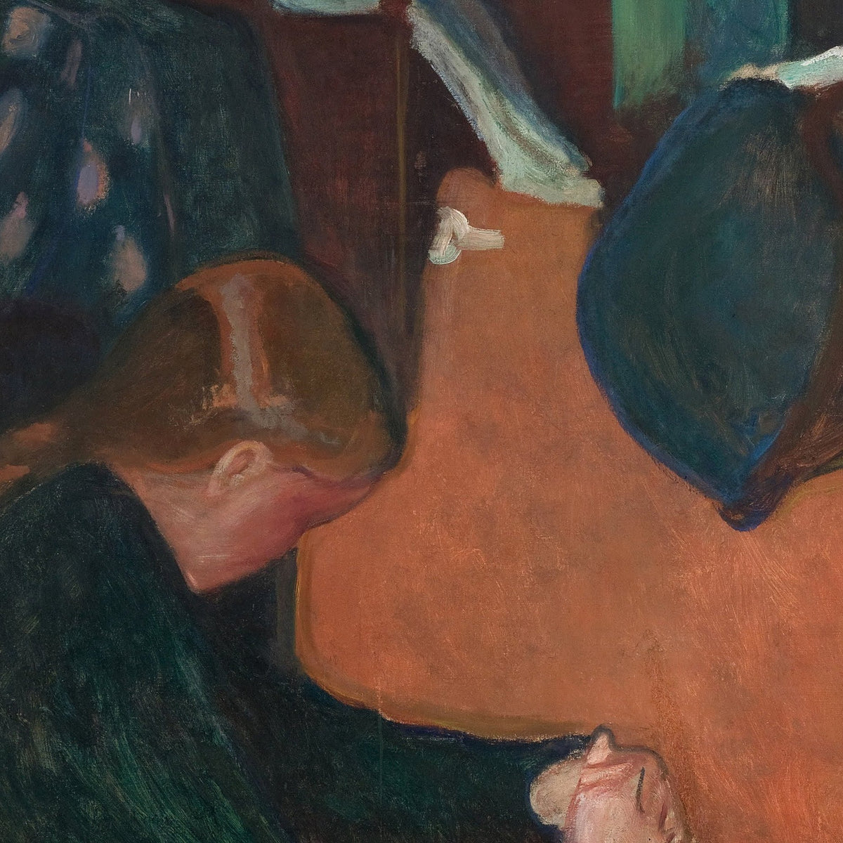 Motiv: Der Tod im Krankenzimmer (1893) · detail