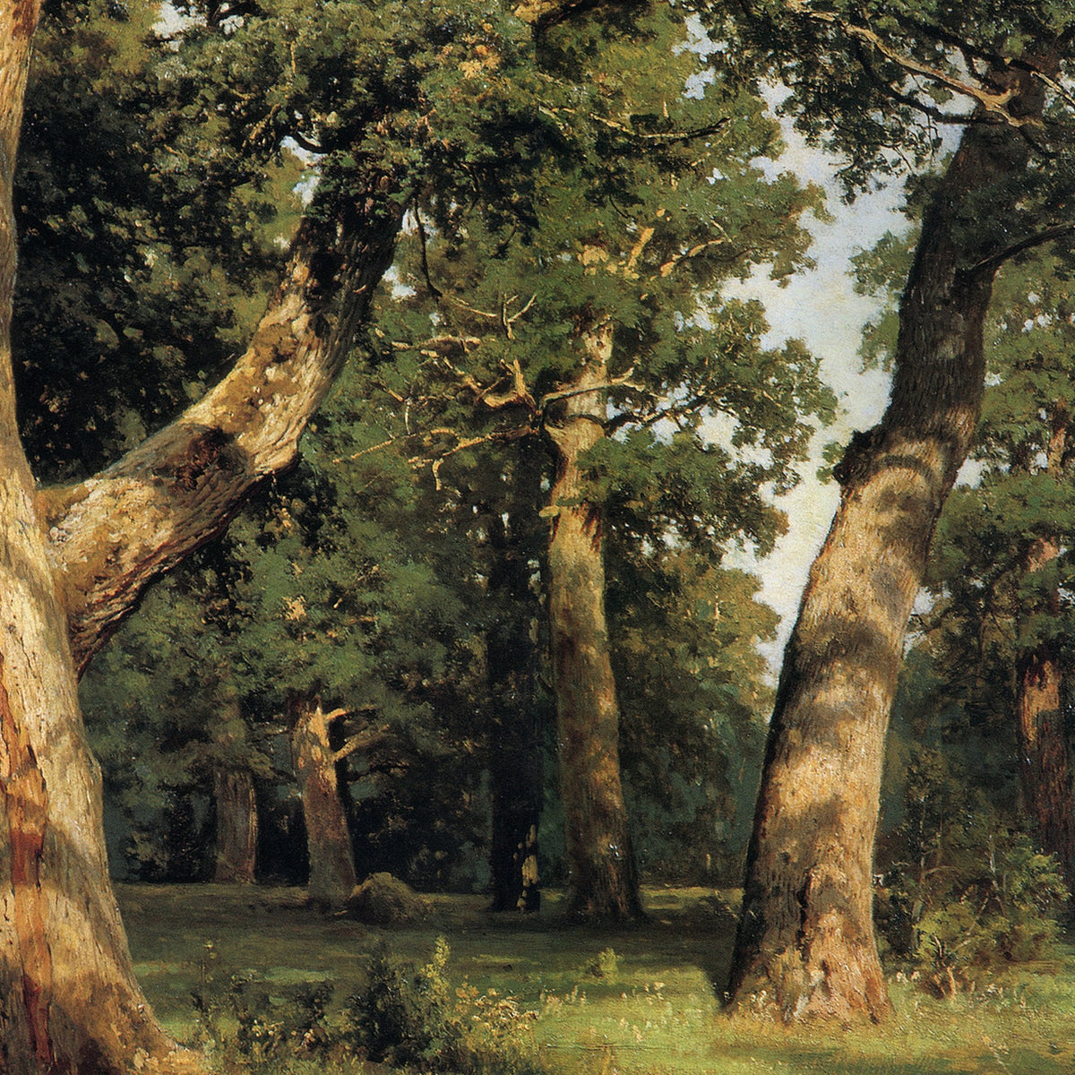 Motiv: Eichenhain (1887) · detail