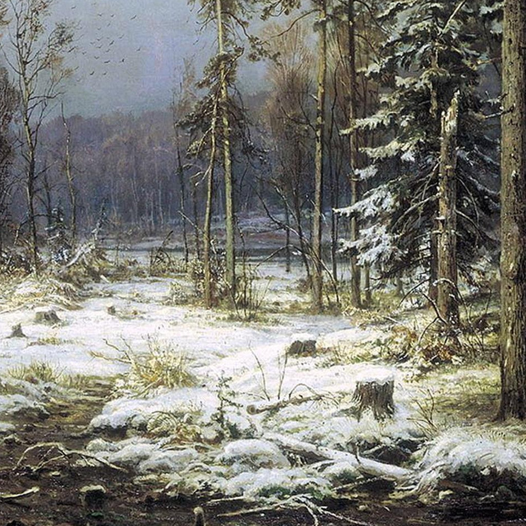 Motiv: Erster Schnee (1875) · detail