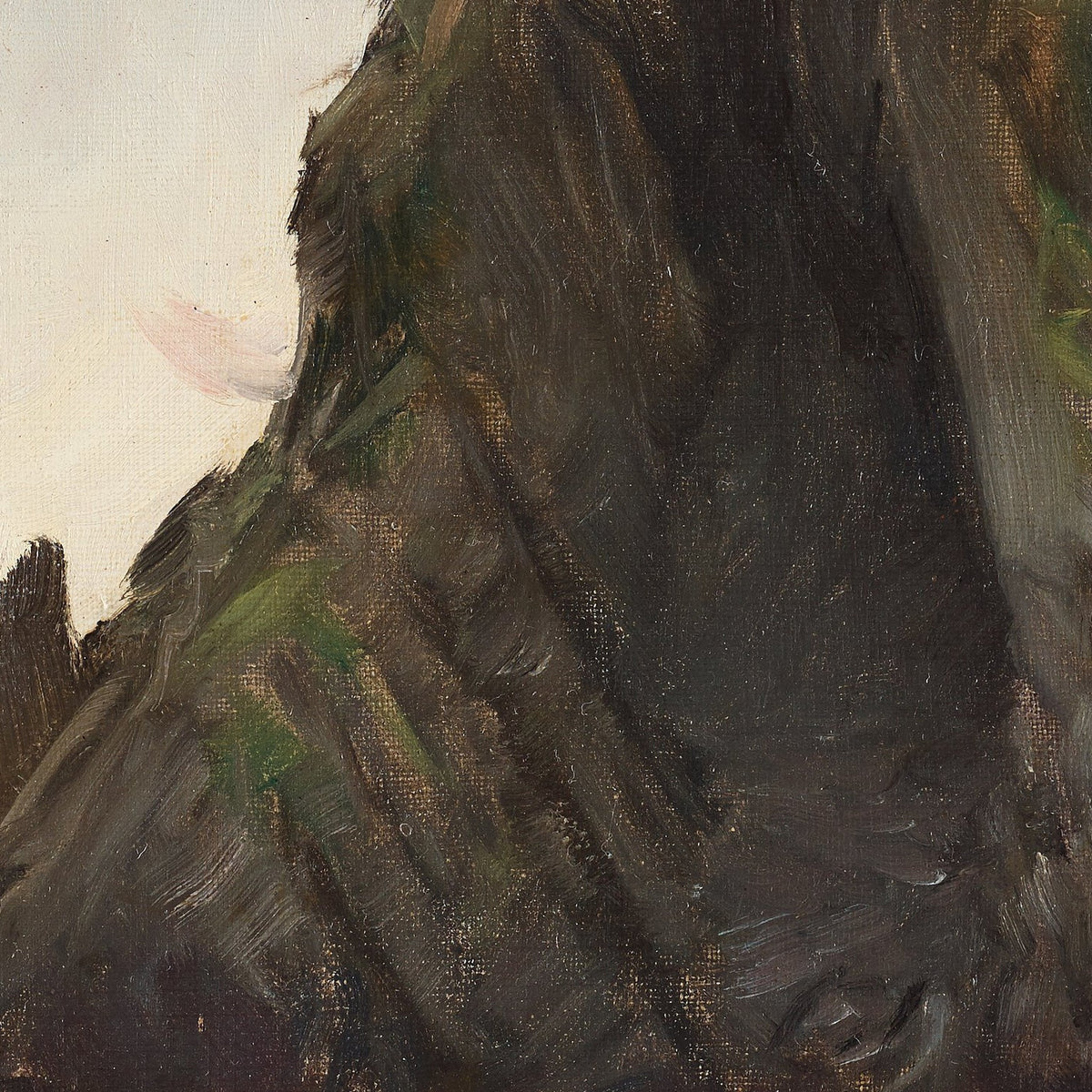 Motiv: Nordkap im Licht der Mitternachtssonne (1890) · detail