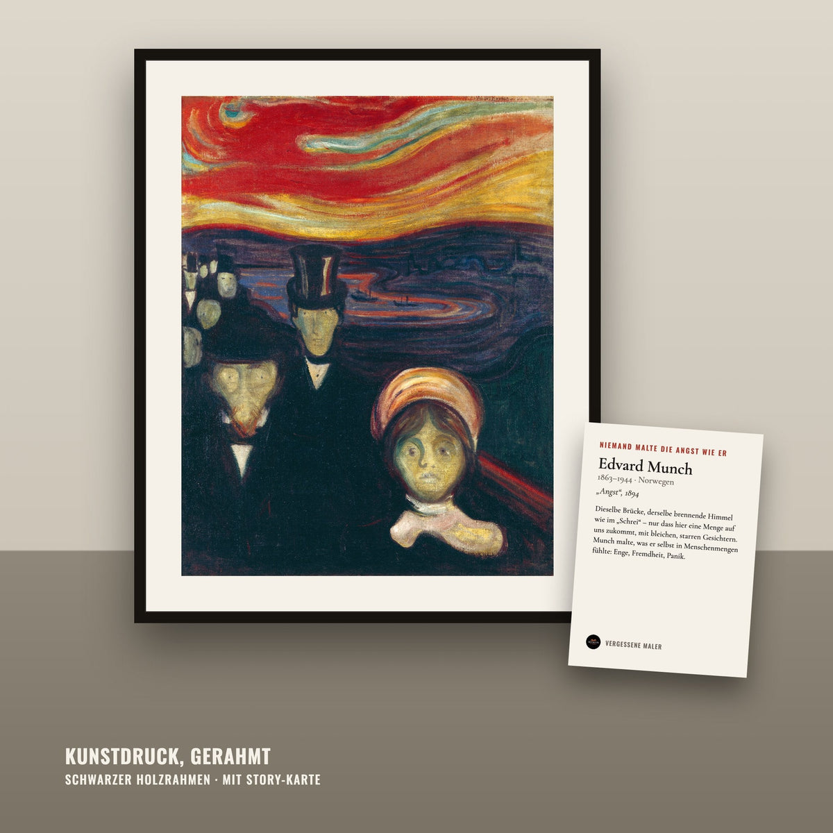 Motiv: Angst (1894) · gerahmt
