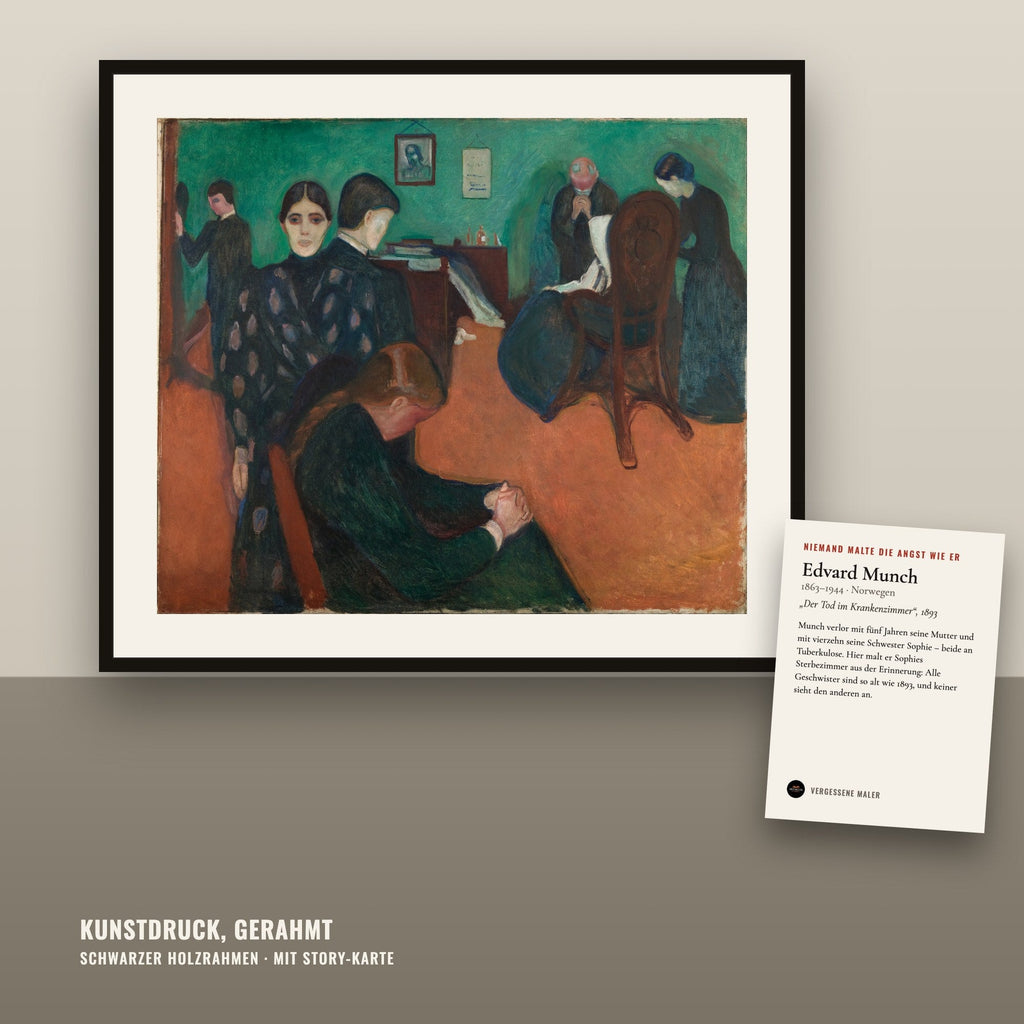 Motiv: Der Tod im Krankenzimmer (1893) · gerahmt