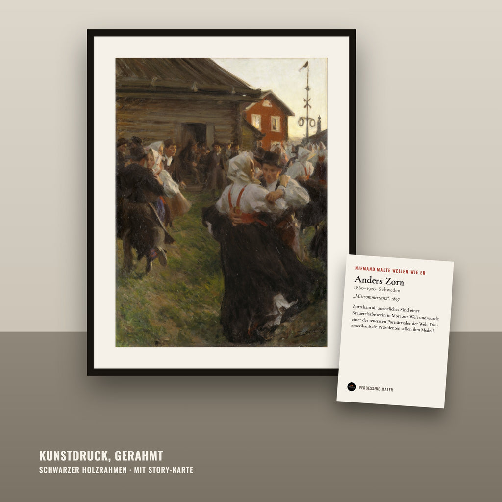 Motiv: Mittsommertanz (1897) · gerahmt