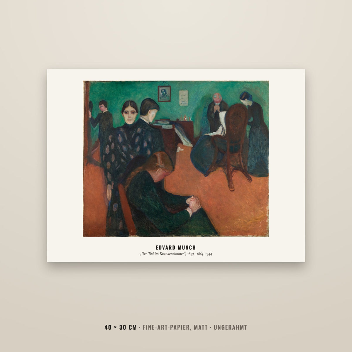 Motiv: Der Tod im Krankenzimmer (1893) · motiv