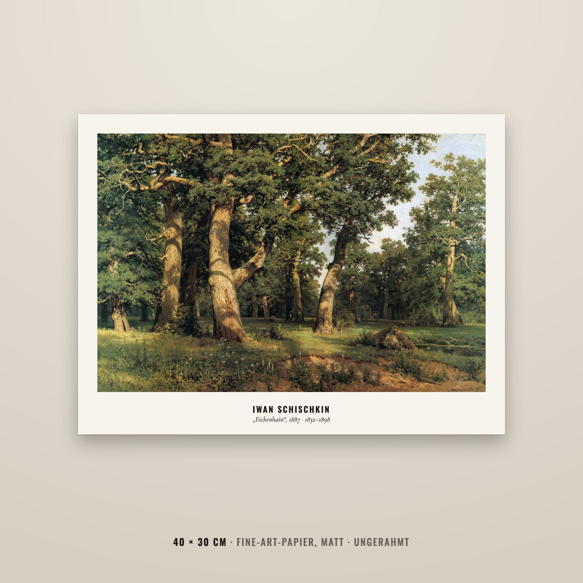 Motiv: Eichenhain (1887) · motiv