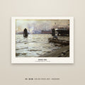 Niemand malte Wellen wie er – Zorn: „Im Hamburger Hafen“ (1891) – Kunstdruck quer